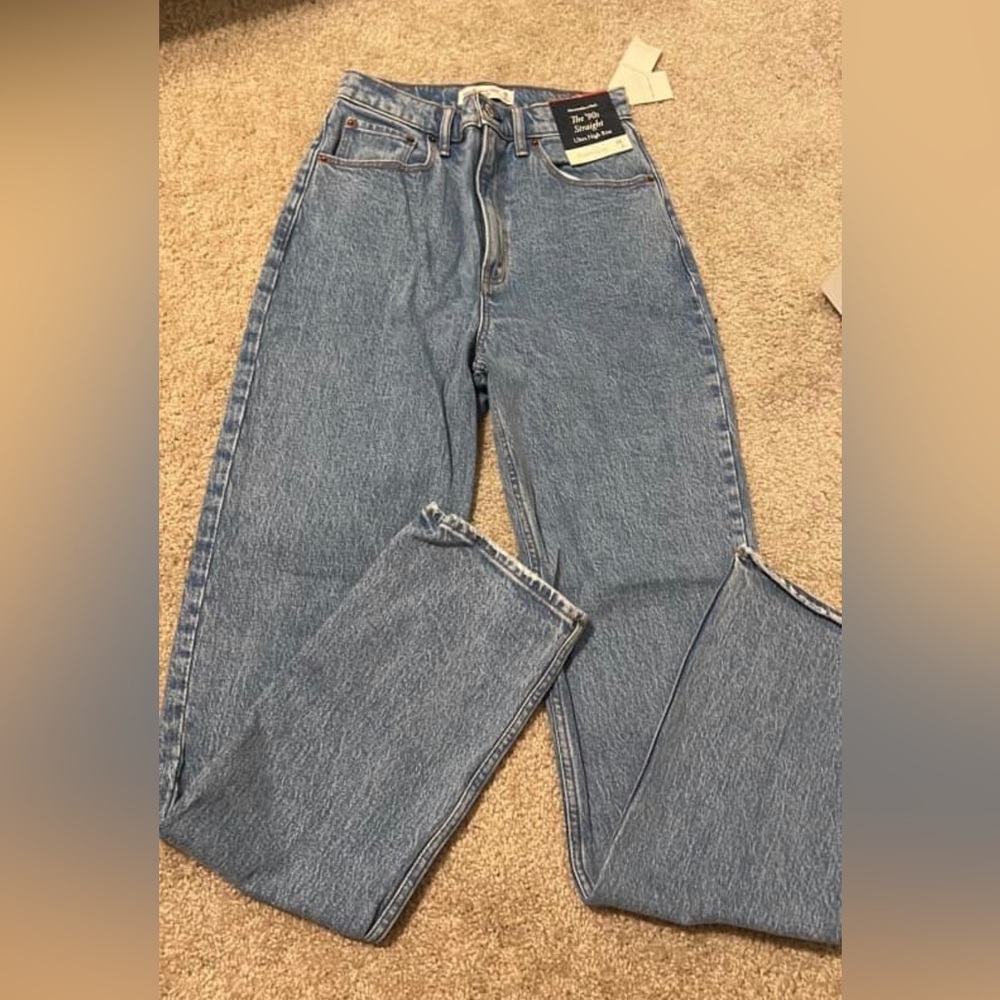Abercrombie & Fitch 90s straight ultra high rise jeans